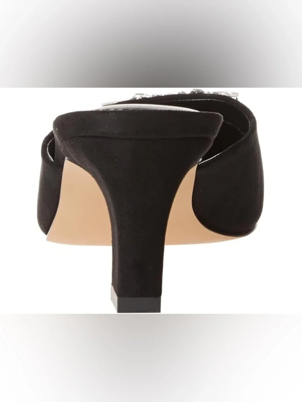 The Drop | Skylar Buckle Mule | Black Encrusted Jewel | Size 9 | NWT - Picture 5 of 9